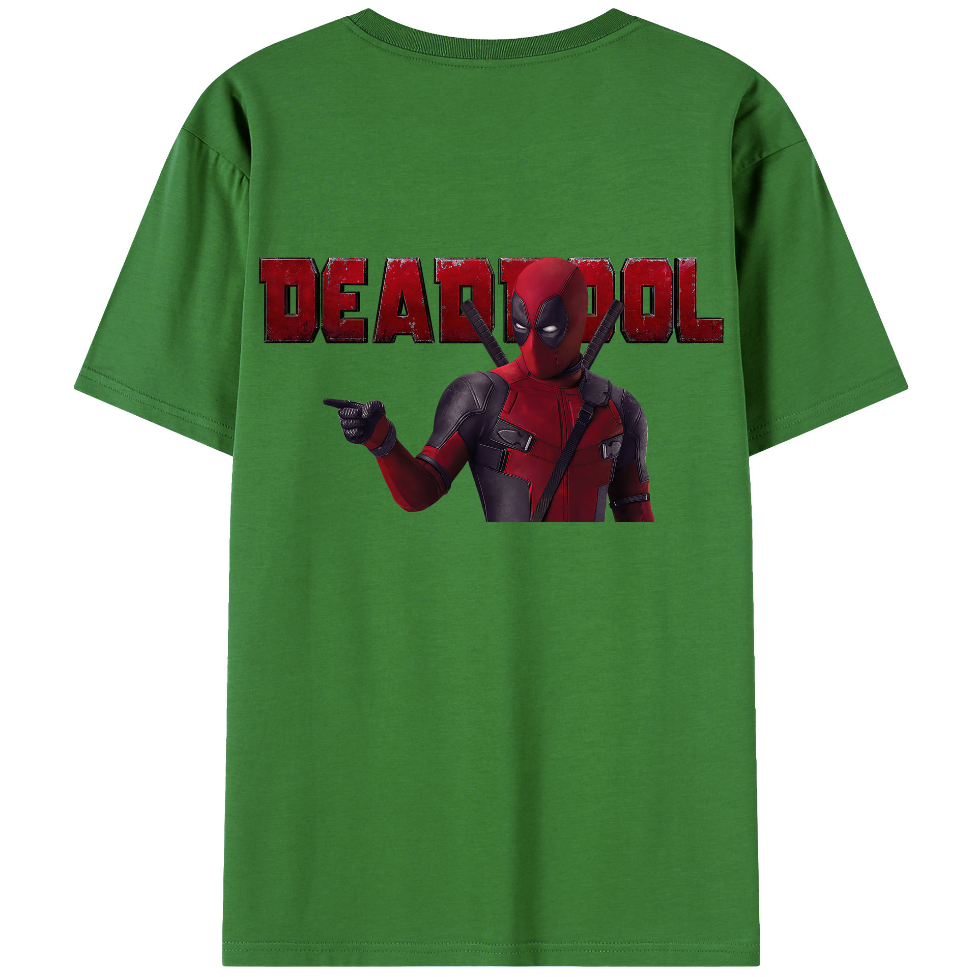 （画像用） Deadpool デッドプール レディース半袖Tシャツ(バックプリント)